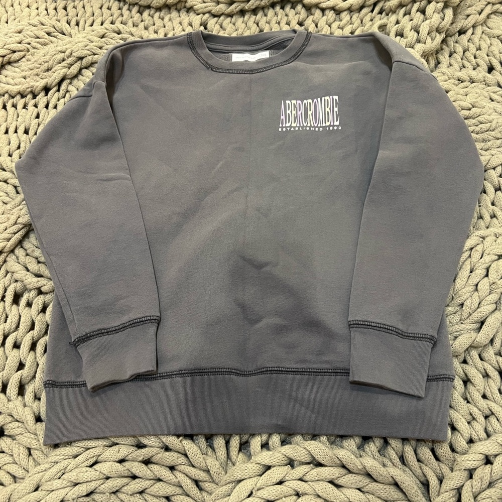 Abercrombie Kids Grey Crewneck